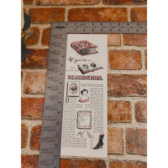 1942 "If You're Sentimental" by Dorothy Porter Quaint Vtg Print Article Ephemera - Picture 5 of 6